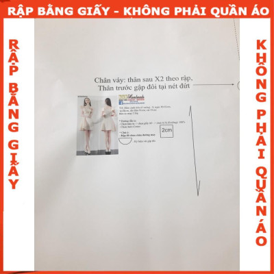 Rập đầm hồng tay phồng mã 1157 - giấy A0 (BẢN VẼ)