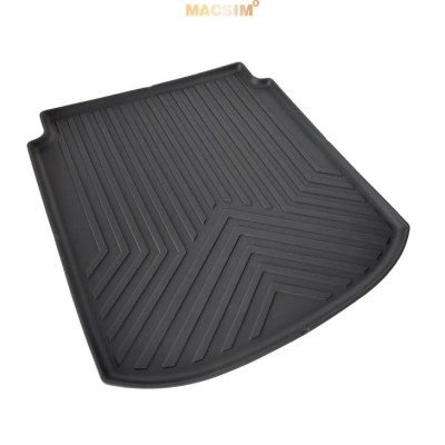 Thảm lót cốp xe ô tô tô sd4 MG7 2024 - Nhãn hiệu Macsim chất liệu nhựa TPE cao cấp màu đen