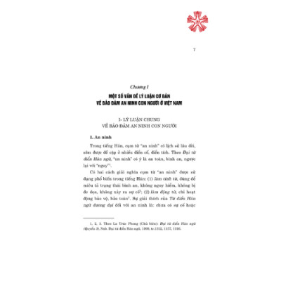 Một số vấn đề lý luận và thực tiễn về bảo đảm an ninh con người ở Việt Nam hiện nay (bản in 2023)