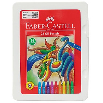 Bút Sáp Dầu Faber-Castell-120089N - 24 Màu + Chuốt