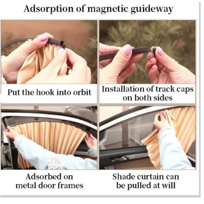 Rèm che nắng dành cho ô tô Ford Ranger XSL Vải lụa mềm gắn nam châm Cao Cấp