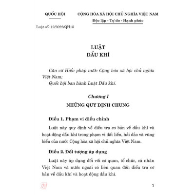 Sách - Luật Dầu Khí - NXB Chính Trị Quốc Gia