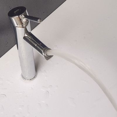 Vòi Lavabo điếu nóng lạnh Eurolife EL-T020 (Trắng bạc)