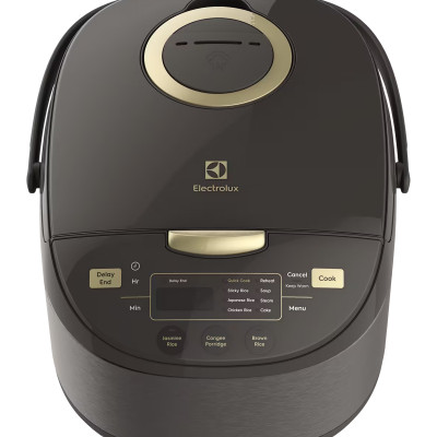 Nồi cơm điện Electrolux 1.8L E7RC1-650K - Màu đen - Nhiều chương trình nấu đa dạng - Bảo hành 2 năm toàn quốc [Hàng chính hãng].