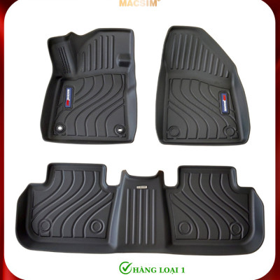 Thảm lót sàn xe ô tô Peugeot MG4 Nhãn hiệu Macsim chất liệu nhựa TPE cao cấp màu đen
