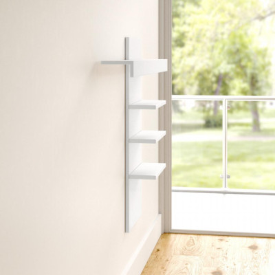 Kệ gỗ trang trí phòng khách gia đình SMLIFE Wilbur