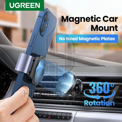 Ugreen UG20600LP450TK 4.7 đến 7inch Giá đỡ từ tính điện thoại trên ô tô Màu Đen - HÀNG CHÍNH HÃNG