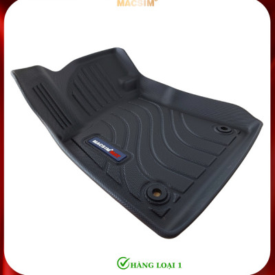 Thảm lót sàn xe ô tô Peugeot MG4 Nhãn hiệu Macsim chất liệu nhựa TPE cao cấp màu đen