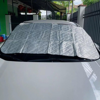 Tấm Che Nắng Kính Lái Ô Tô 3 Lớp Tráng Bạc – Bảo Vệ Taplo, Giữ Nội Thất Luôn Bền Đẹp , Kèm Túi Đựng Dễ Thương