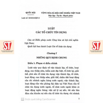 Sách - Luật Các Tổ Chức Tín Dụng - NXB Chính Trị Quốc Gia