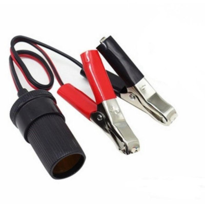 Cáp Chuyển Đổi Nguồn Từ Kẹp Acquy Sang Tẩu Sạc Ô Tô, Tẩu kẹp ắc quy tẩu cái đầu cái lấy điện bình xe hơi ô tô tiện dụng