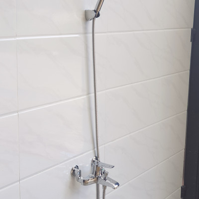 Bộ vòi sen nóng lạnh Đồng mạ ChromeEurolife EL-AZA01 (Trắng bạc)