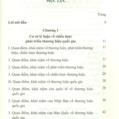 Chiến Lược Phát Triển Thương Hiệu Quốc Gia Ở Nhật Bản Và Hàn Quốc - Gợi Ý Cho Việt Nam (Sách chuyên khảo)