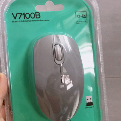 CHUỘT BLUETOOTH CHỐNG ỒN SIMETECH V7100B - HÀNG CHÍNH HÃNG GIAO MÀU NGẪU NHIÊN