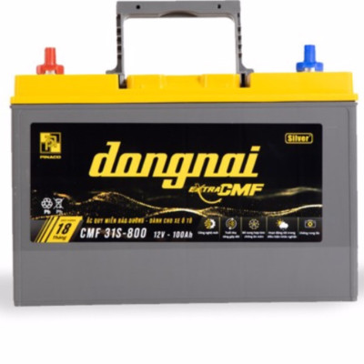 Ắc quy khô miễn bảo dưỡng Đồng Nai EXTRA CMF 31800 - 31S800 - 12V - 100Ah