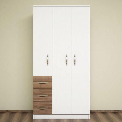 Tủ áo gỗ MDF kết cấu chắc chắn phủ melamine SMLIFE Cerberus