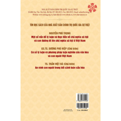 Một số vấn đề lý luận và thực tiễn về bảo đảm an ninh con người ở Việt Nam hiện nay (bản in 2023)