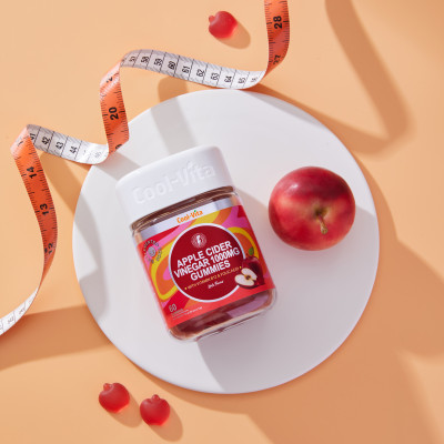 Combo 2 Hộp Kẹo Dẻo Giấm Táo Vitamin B12 Hỗ Trợ Tiêu Hóa, Tăng Cường Miễn DịchCoolvita (60 viên x 3g)/hộp