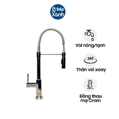 Vòi Rửa Chén Carysil I-2388 - Đồng Thau Mạ Crom - Hàng Chính Hãng