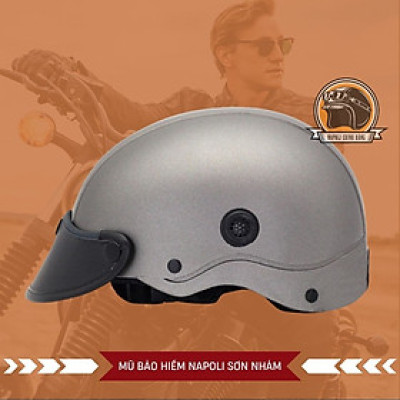 Mũ Bảo Hiểm Napoli Nửa Đầu NS [CHÍNH HÃNG] [FREESHIP] - Nón Bảo Hiểm Màu Sơn Nhám 1/2 NS - Đủ Màu