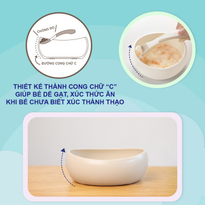 Chén ăn dặm RICHELL TLI cho bé tự ăn | Baby