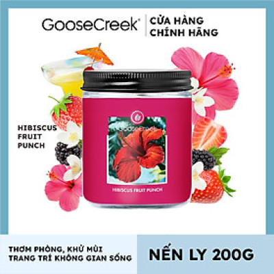 Nến ly Goose Creek (200g) - Hibiscus Fruit Punch