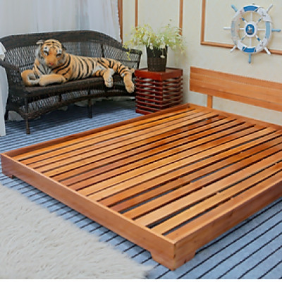 Giường ngủ gỗ CT12 Juno Sofa màu vàng nâu