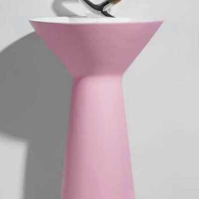 CHẬU LAVABO TRỤ TRÒN LIỀN KHỐI GROVES GRL NTT01 (43x43x87)