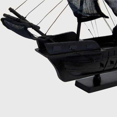 Mô hình Thuyền Cổ BLACK PEARL/ BLACK cao cấp, mô hình gỗ tự nhiên, lắp ráp sẵn 1st FURNITURE bằng gỗ tự nhiên
