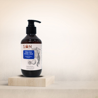 Dầu gội bồ kết & bưởi S.O.N giảm gãy rụng, giảm gàu, dưỡng mượt tóc