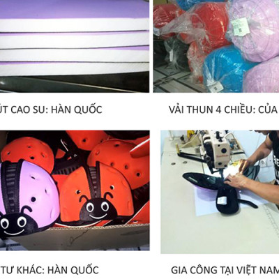 Mũ Bảo Vệ Đầu Cho Bé Mumguard Hình Ong Vàng (40 - 52 cm)  - Vàng Đen