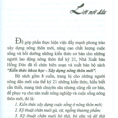 Xây Dựng Nông Thôn Mới - Kỹ Thuật Chăn Nuôi Gà, Vịt, Ngỗng Thương Phẩm