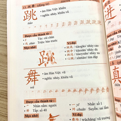 Combo 4 sách: Bộ 3 tập Siêu Trí Nhớ Chữ Hán + 5099 Từ Vựng HSK1 – HSK6 Từ Điển Tam Ngữ Anh – Trung – Việt 