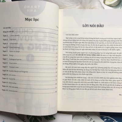 30 Chủ Đề Từ Vựng Tiếng Anh - Tập 1 (Trang Anh) - Tặng Kèm Sổ Tay Mini Siêu Dễ Thương