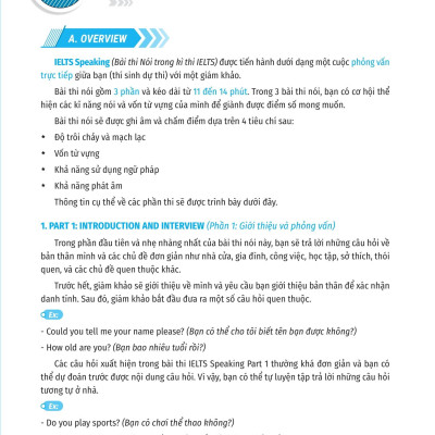 Ielts Cấp Tốc - 20 Ngày Speaking