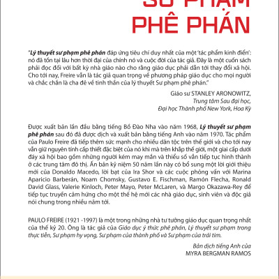 Lý Thuyết Sư Phạm Phê Phán (Pedagogy of the Oppressed) - Paulo Freire - IRED Books