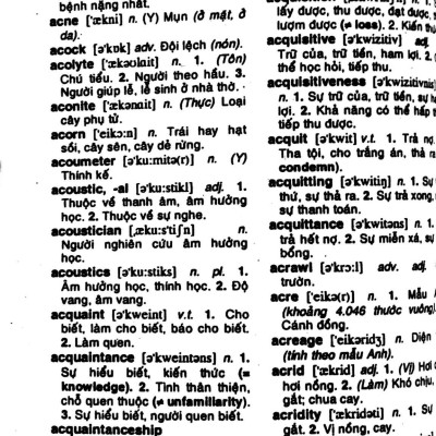 Từ Điển Anh - Việt