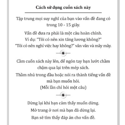 Sách - Úm Ba La Ra Quyết Định (The Book Of Answers)