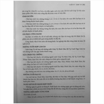 Sách Vận Mệnh Đời Người 12 Con Giáp - V2186D