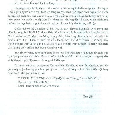 Lý Thuyết Mạch Điện - Mạch Tuyến Tính Ở Chế Độ Xác Lập