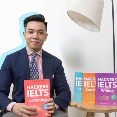 Combo Hackers IELTS (Tùy chọn/Combo 4 Cuốn: Listening + Reading + Speaking + Writing) - Bản Quyền