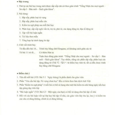 Tiếng Nhật Sơ Cấp 1: Viết - Nhớ Các Mẫu Câu