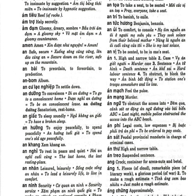 Từ Điển Việt-Anh (Khoảng 290.000 Từ)