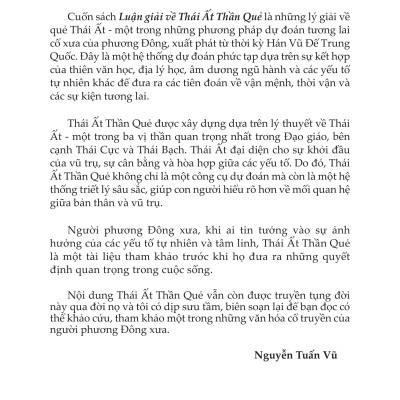 Sách - Thái Ất Thần Quẻ - Nhà Xuất Bản Hồng Đức (Tặng Đồng Xu Âm Dương)