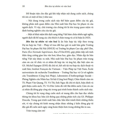 Bên Kia Tự Nhiên Và Văn Hóa