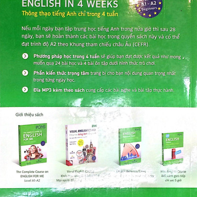 English In 4 Weeks - Thông Thạo Tiếng Anh Chỉ Trong 4 Tuần (Kèm file MP3)