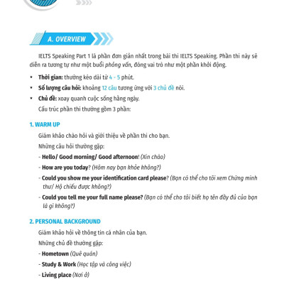 Ielts Cấp Tốc - 20 Ngày Speaking