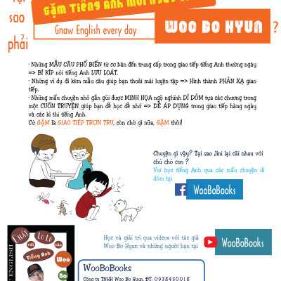 Combo Tiếng Anh Mất Gốc: 1000 Từ Vựng Tiếng Anh là Đủ + Gặm Tiếng Anh Mỗi Ngày cùng Woo Bo Hyun