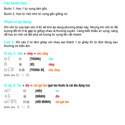 Hack Não Từ Vựng Tiếng Nhật - Hướng Dẫn Ghi Nhớ Nhanh Từ Vựng Qua 3 Phương Pháp