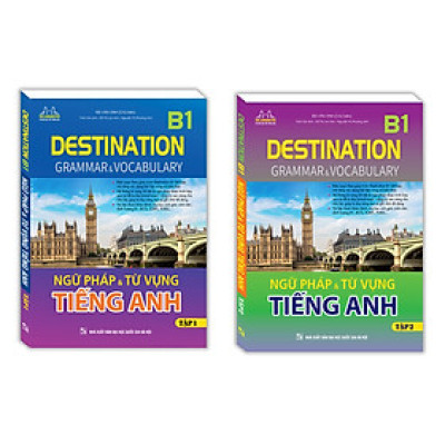 Combo DESTINATION B1 - Ngữ pháp và từ vựng tiếng anh tập 1+2. Tặng bút/ sổ tay